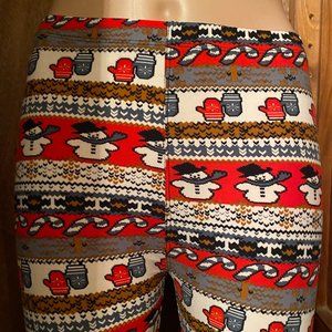 Novelty Leggings- Ugly Christmas Sweater Print